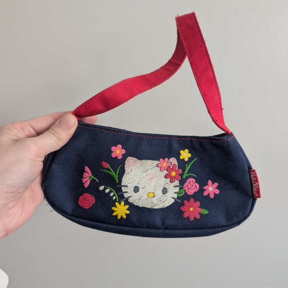 Sanrio Other - Sanrio Hello Kitty Navy and Red Floral Bag